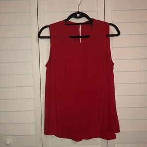 Forever 21 red sleeveless blouse tank top